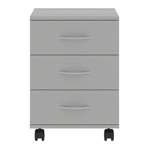 Тумба мобильная SIMPLE SC-3M.1, серый, 41.2х45х56.6 см